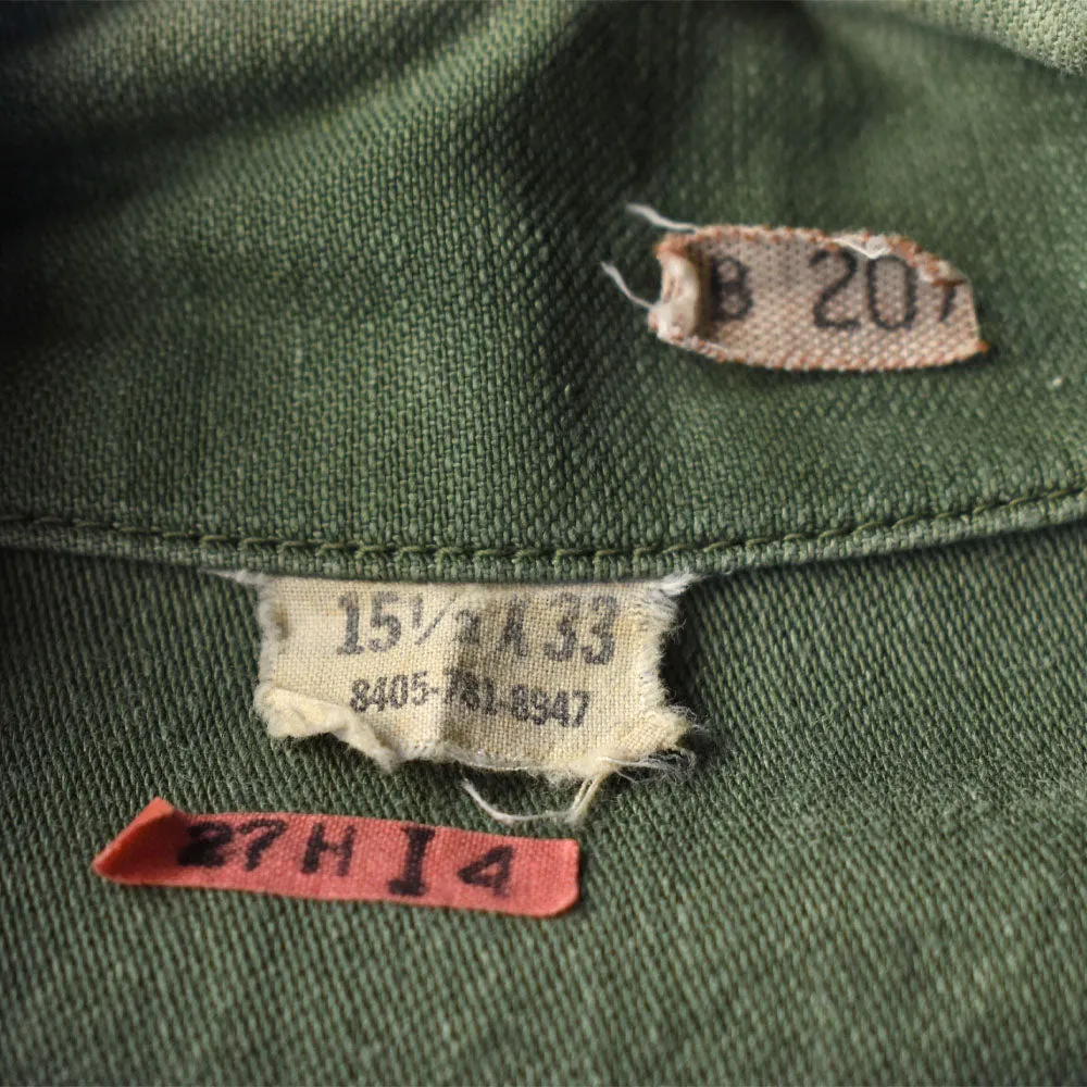 ’69s U.S.ARMY ワッペン付き ミリタリー ユーティリティシャツ 240709