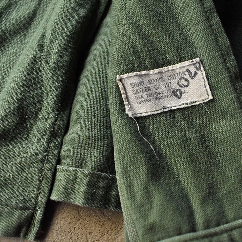 ’69s U.S.ARMY ワッペン付き ミリタリー ユーティリティシャツ 240709
