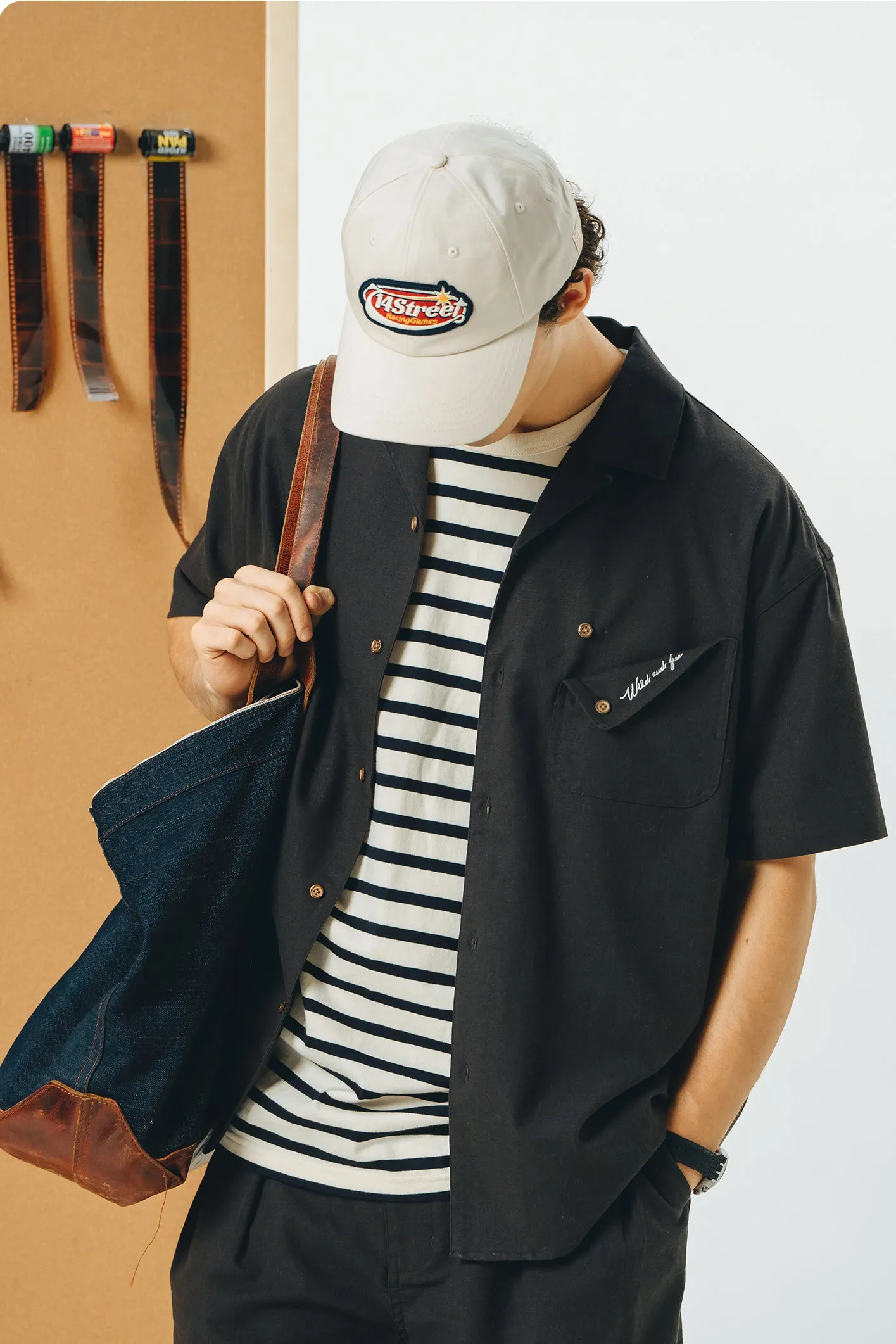 714STREET オープンカラーシャツ 714STO46