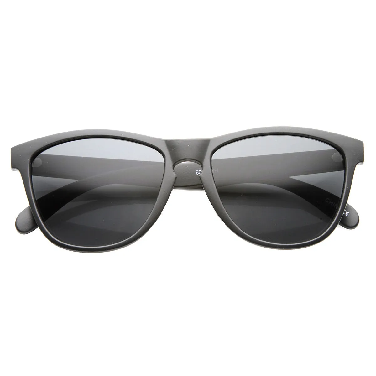 Action Sport Retro Keyhole Horned Rimmed Sunglasses