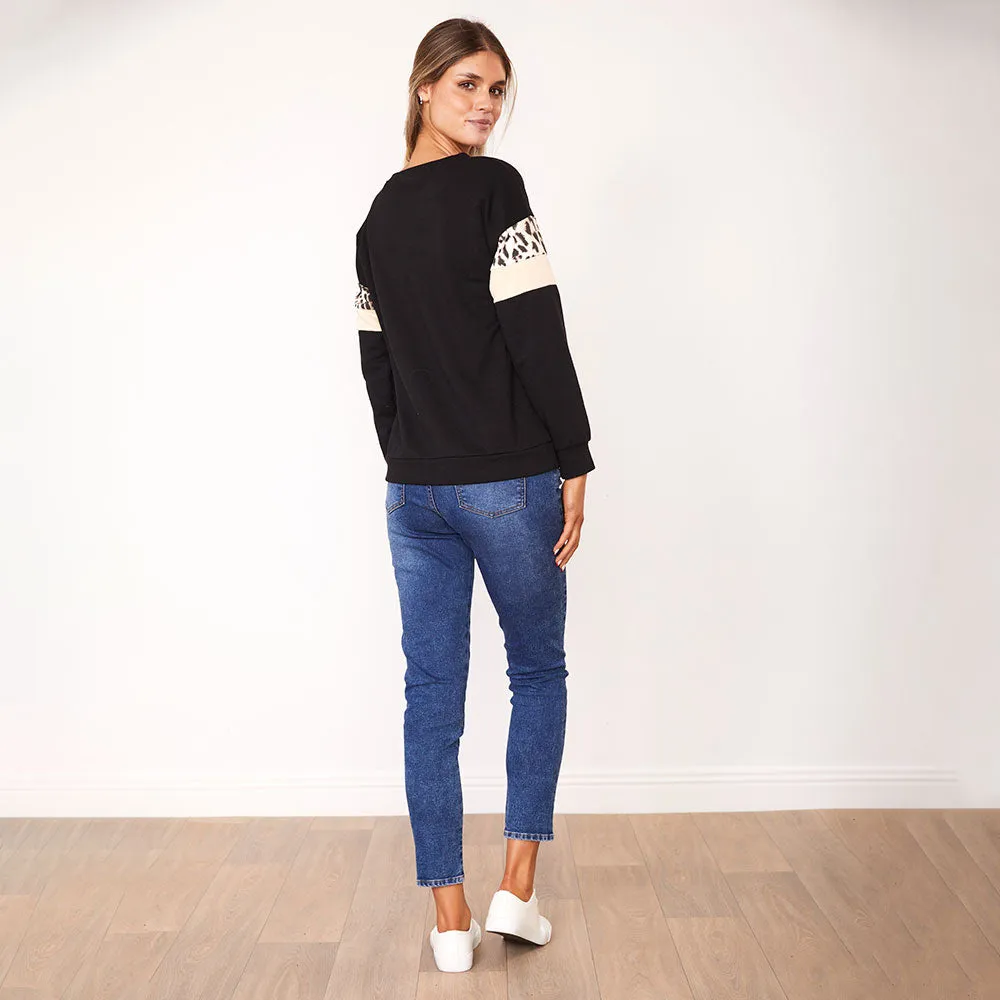 Ally Jumper (Black/Cream)