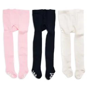 Baby/Kids Tights with Grips - 3-pack