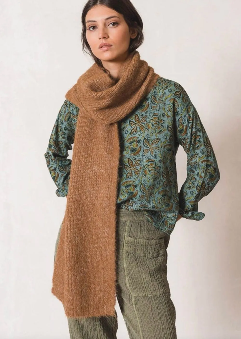 Batik Print Shirt Sage