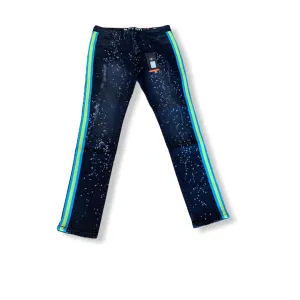 BLACK PIKE: Painting/Taping Denim Jean BLP-BS0704