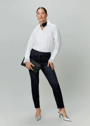 Black Wash Suzanne Straight Ankle