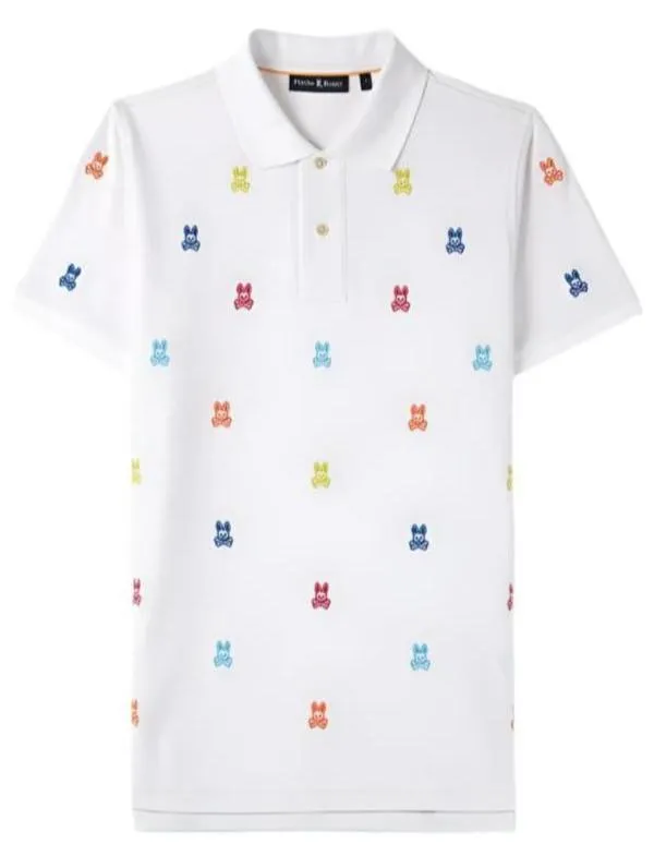 Bonham All Over Bunny Pique Polo