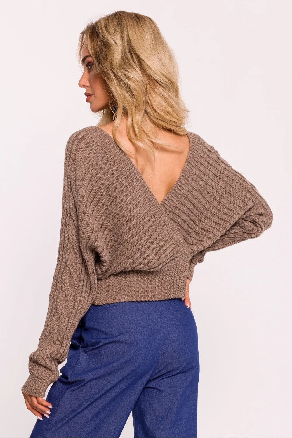 brown - Jumper model 199651 Moe