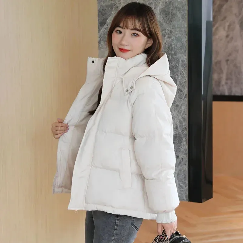 Casual Black Parka