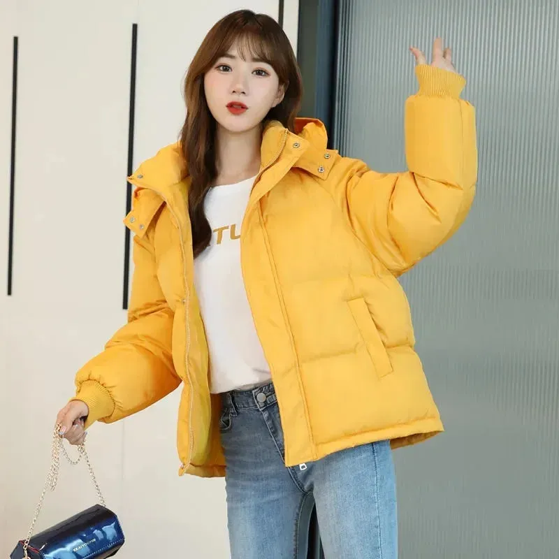 Casual Black Parka