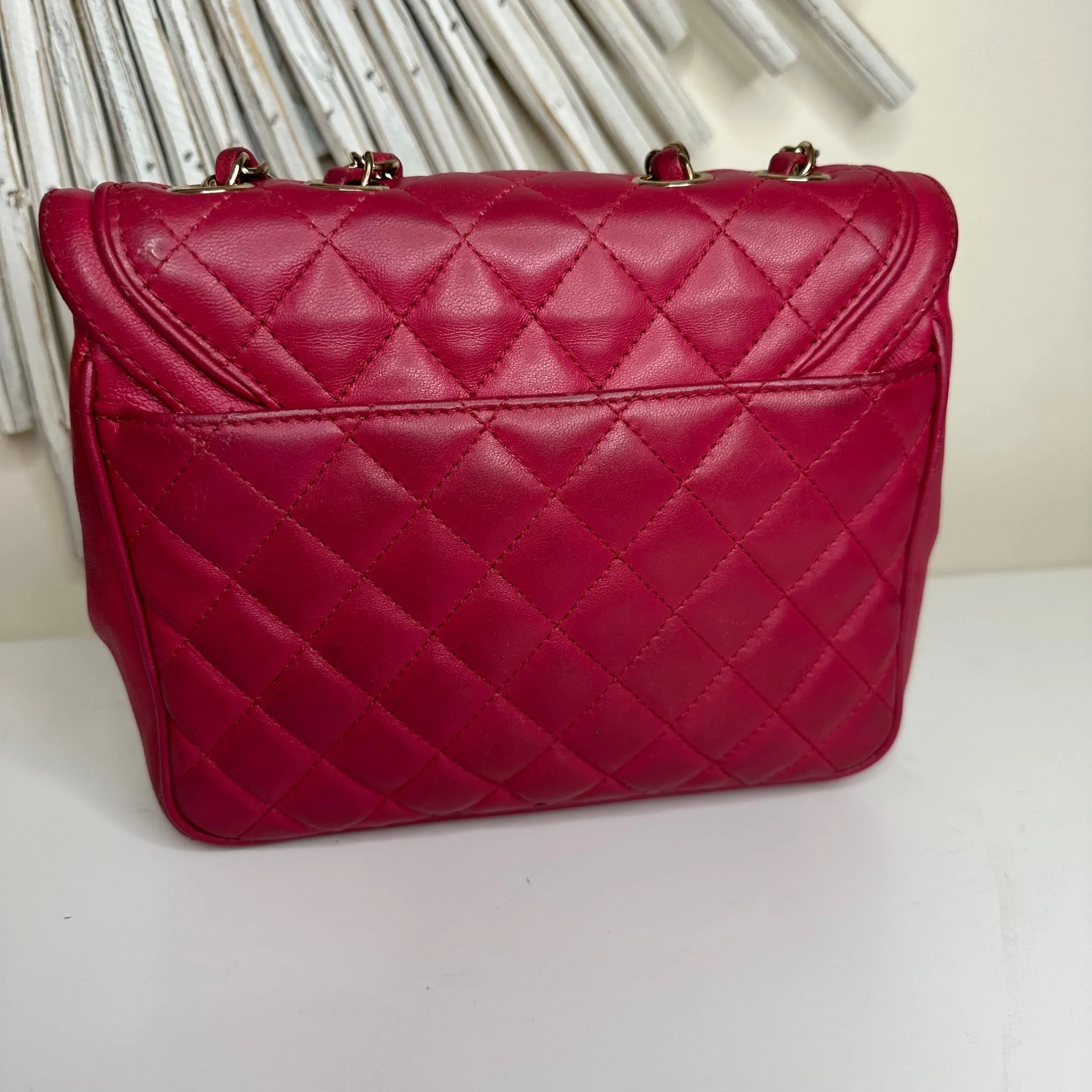 CHANEL Pink Flap Bag