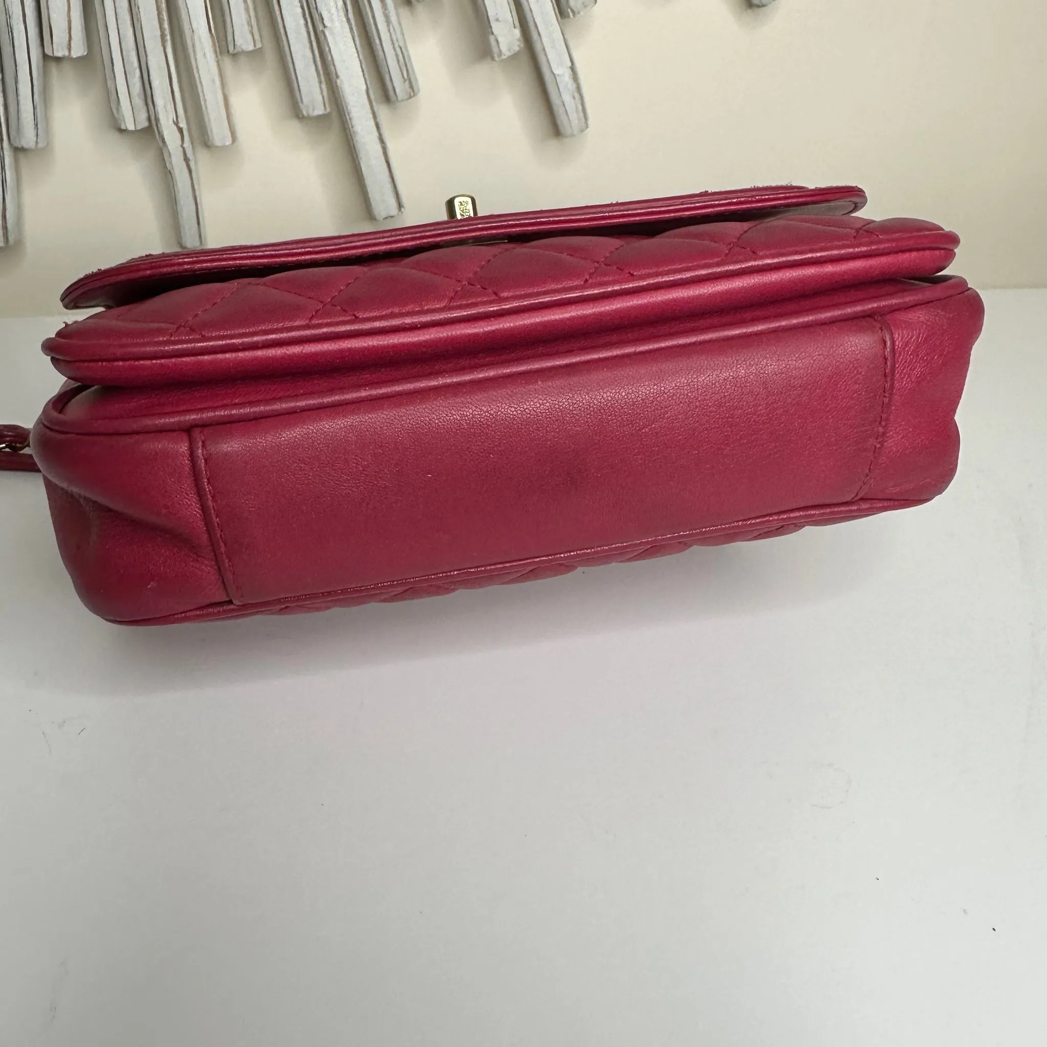 CHANEL Pink Flap Bag
