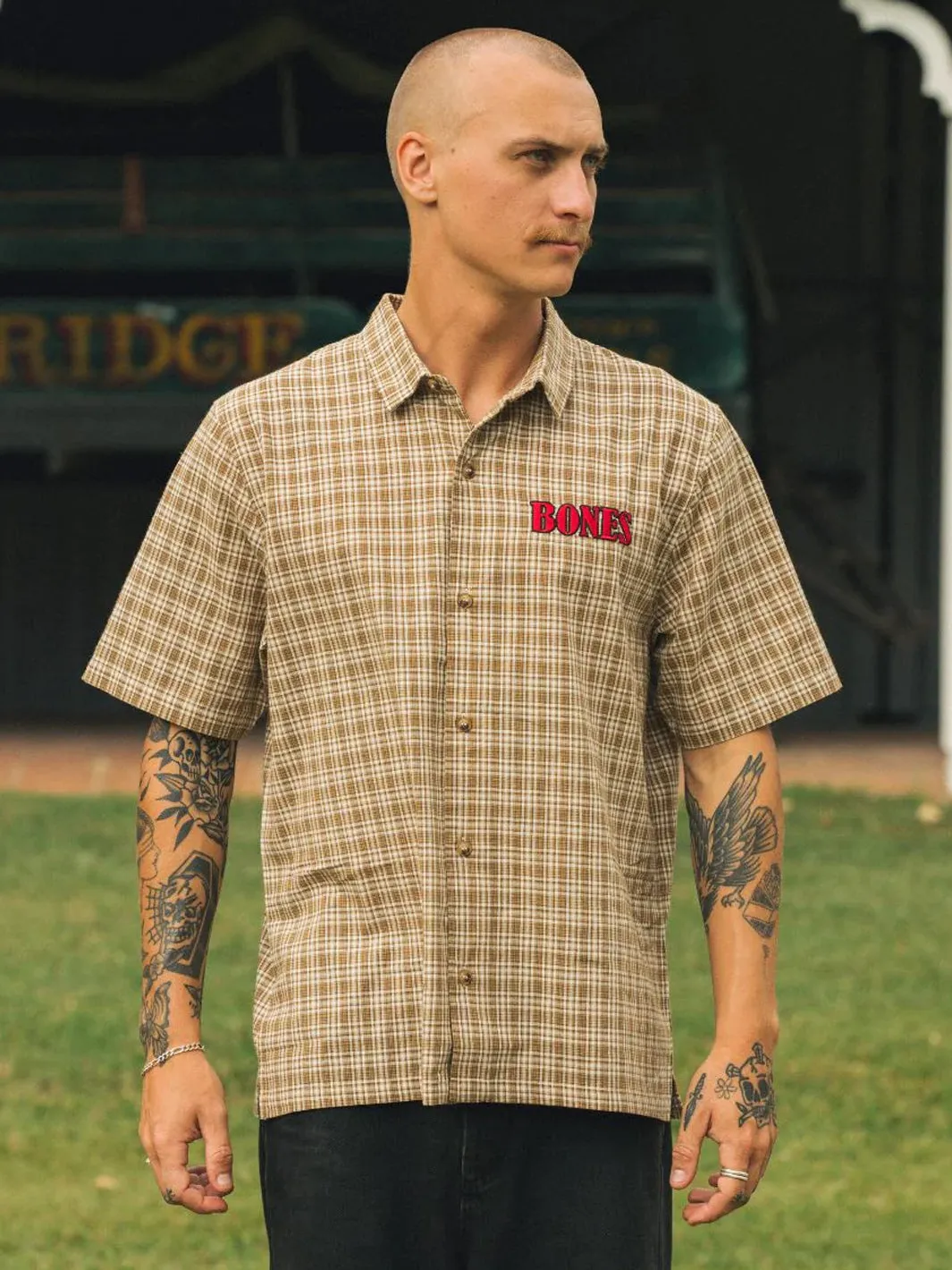 CHECK RODEO SHIRT - CHOCOLATE