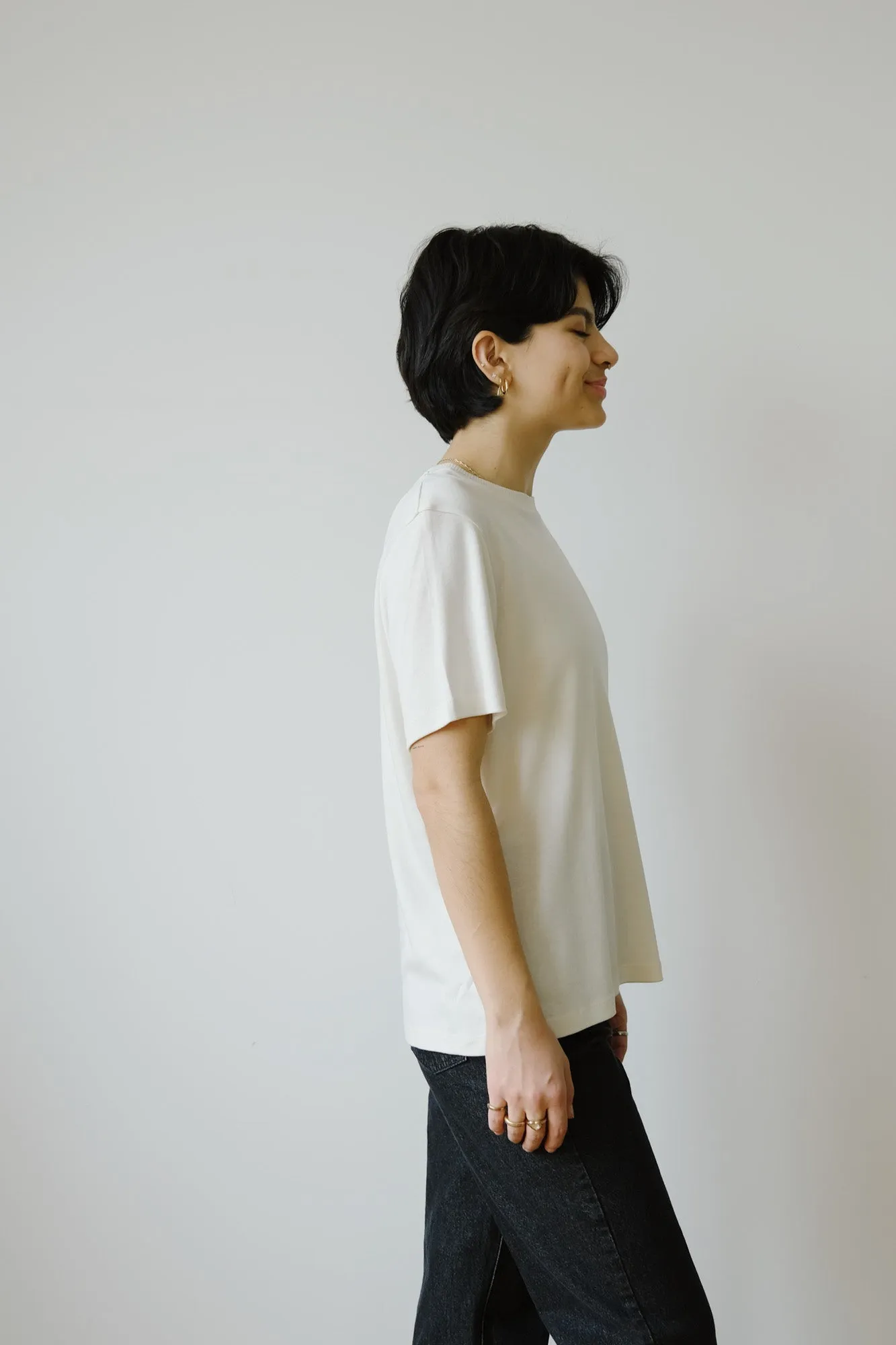 classic t-shirt - ecru