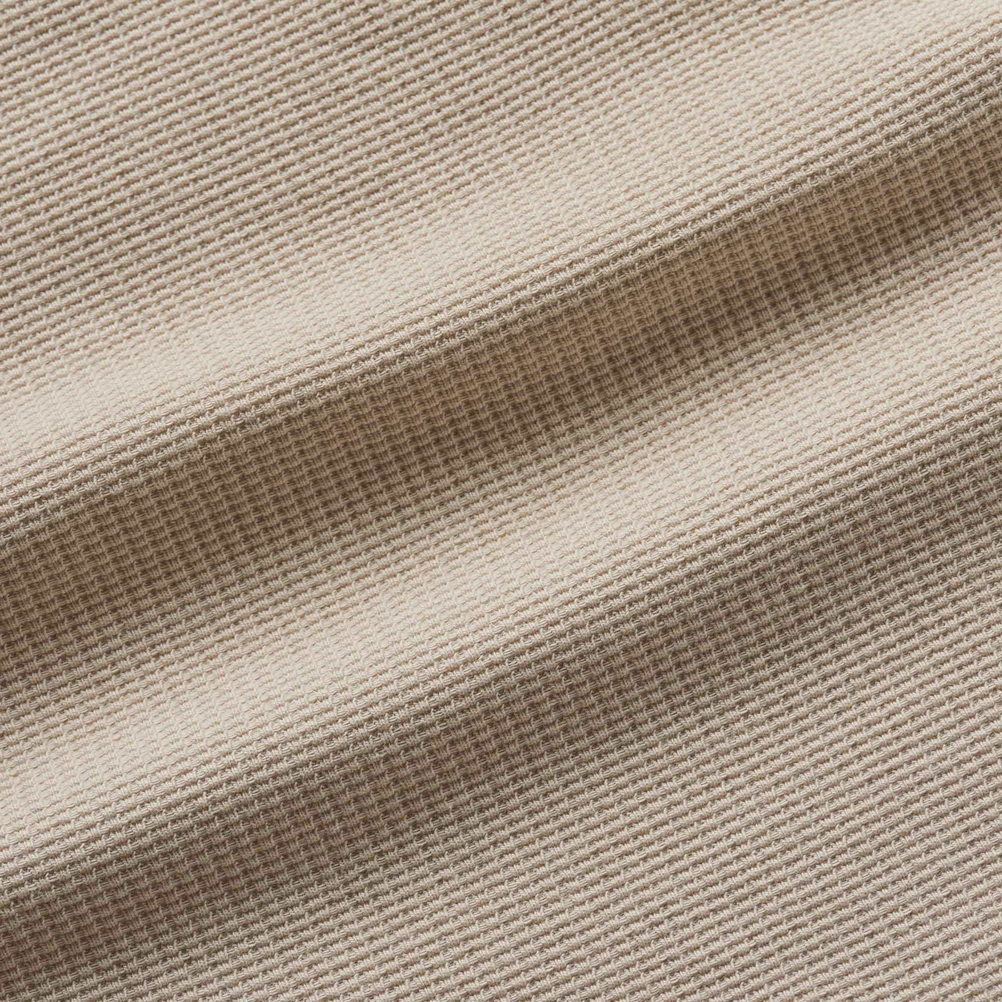 Companion Long Sleeve Thermal Henley - Almond Paste