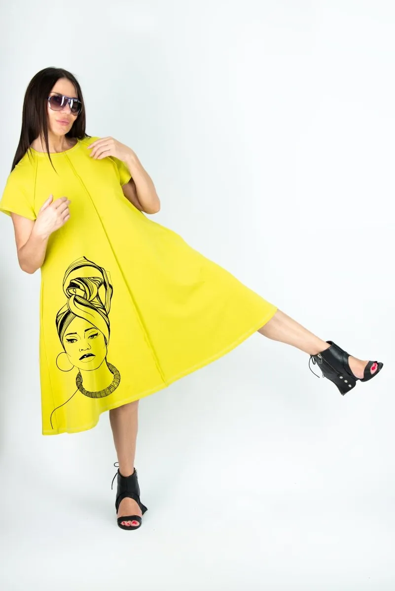 Cotton Midi Dress MELISA