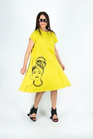 Cotton Midi Dress MELISA