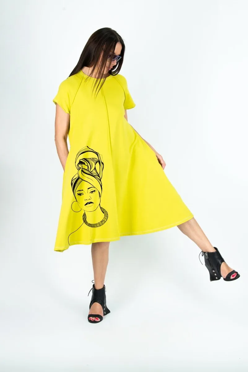 Cotton Midi Dress MELISA