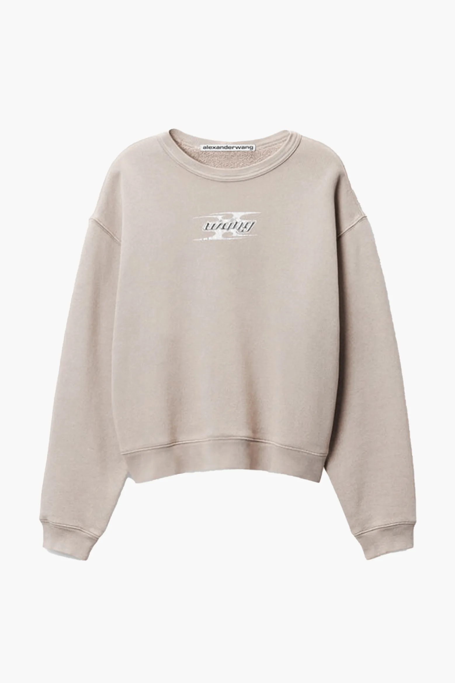 CREWNECK SWEATSHIRT WITH BLADE LOGO
