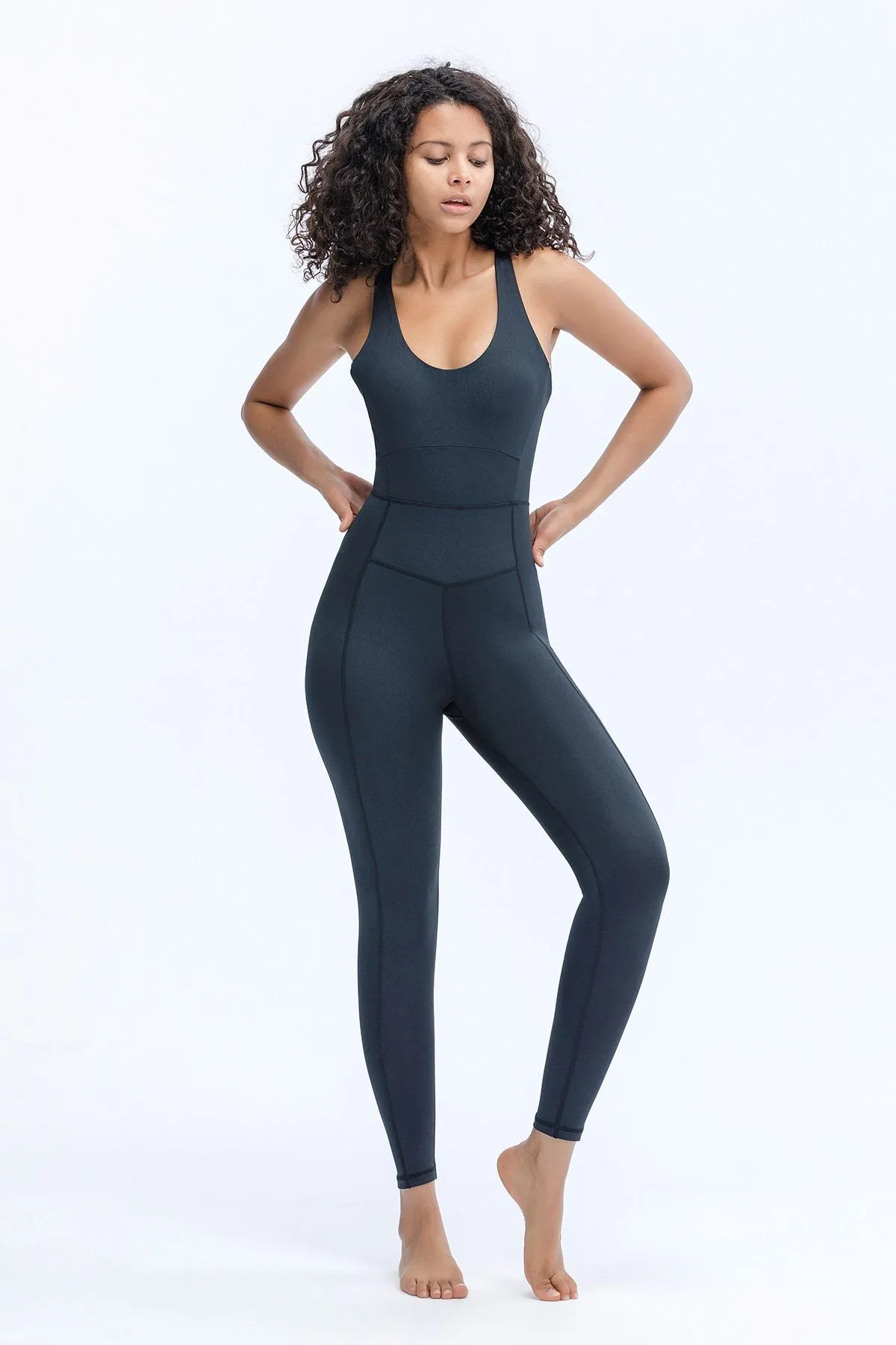 Crisscross Straps Sculpted Bodysuit