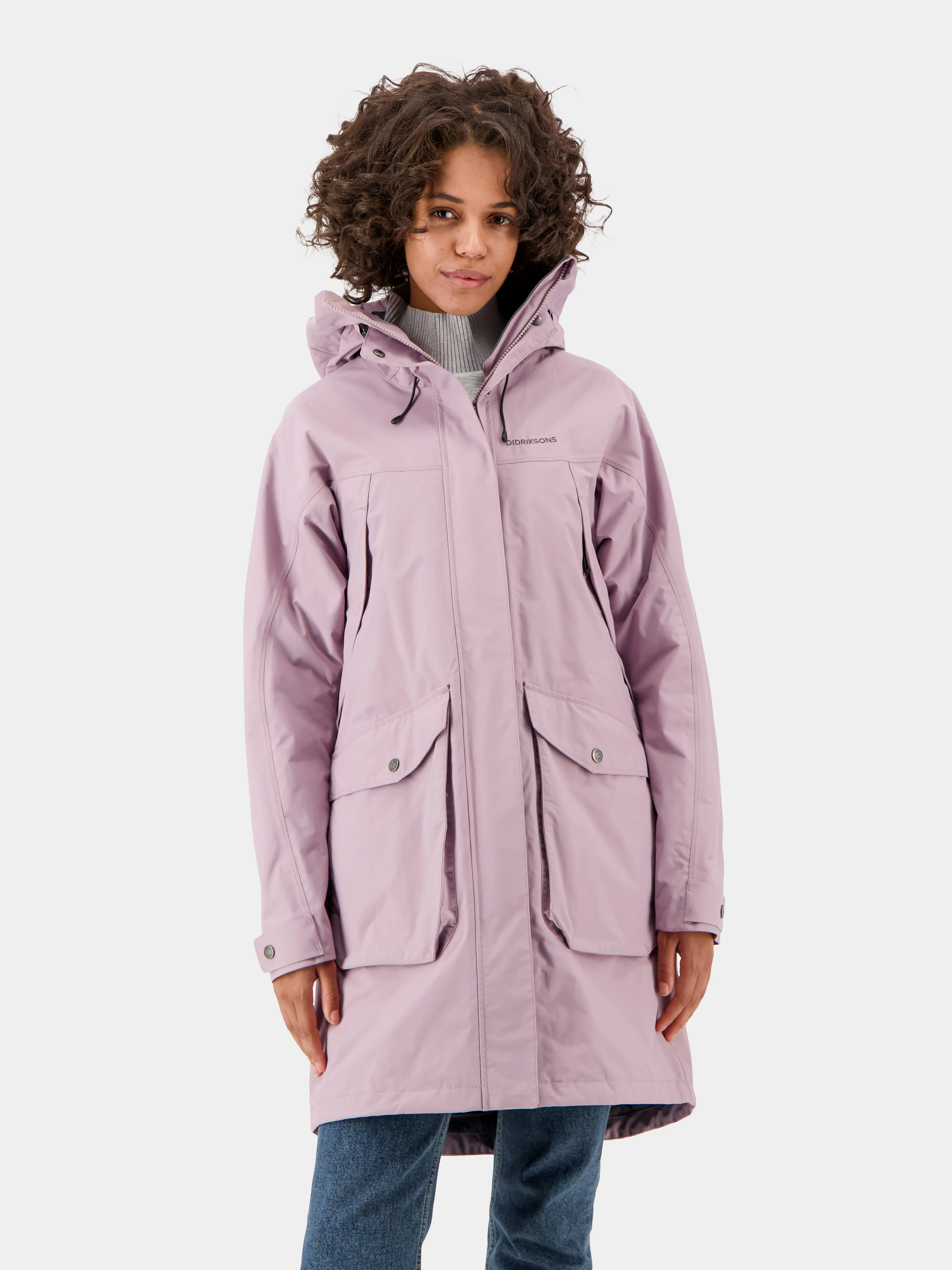 Didriksons Women&#x27;s Thelma Parka 9 Dusty Lilac | Buy Didriksons Women&#x27;s Thelma Parka 9 Dusty Lilac here | Outnorth