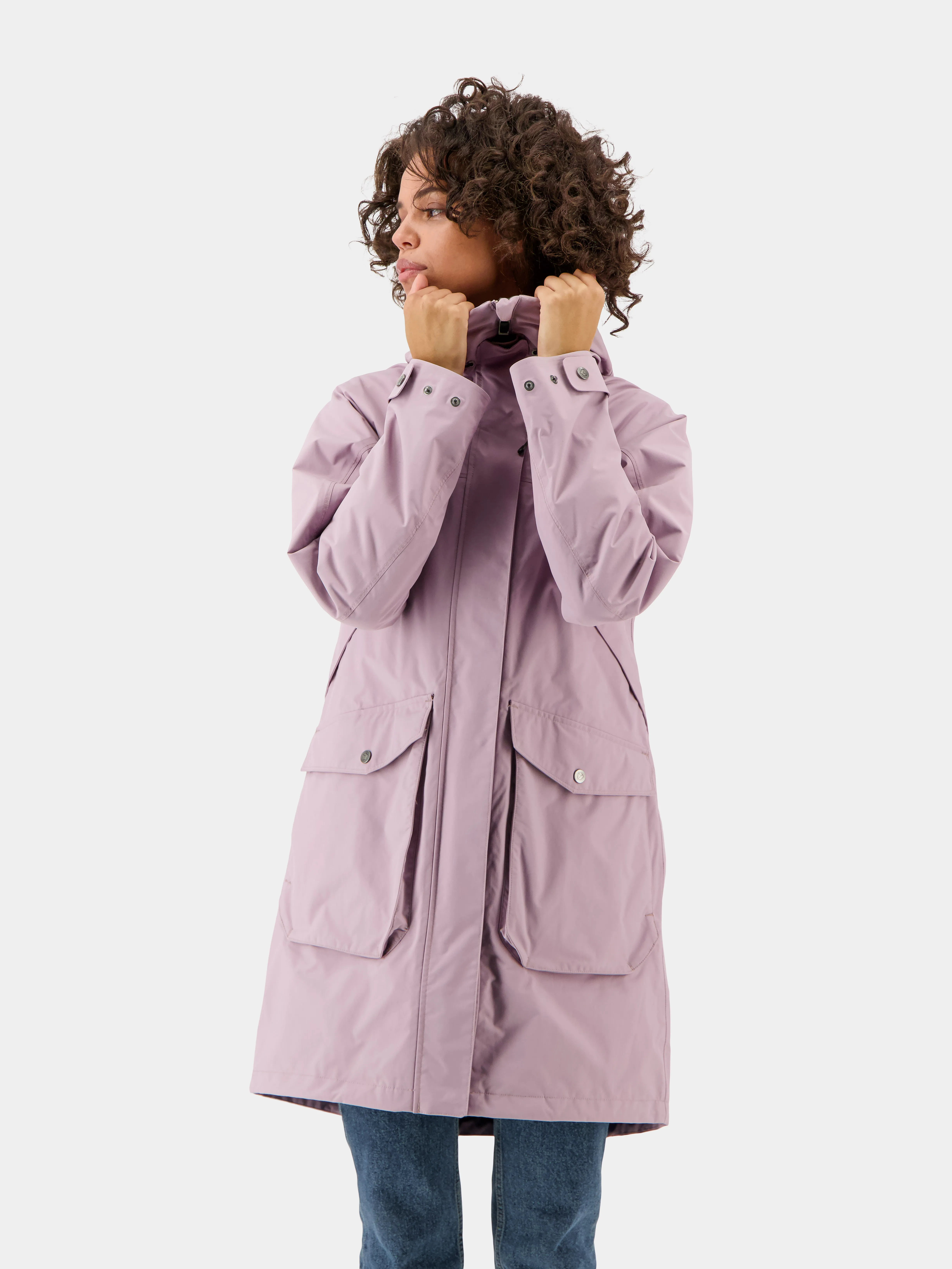 Didriksons Women&#x27;s Thelma Parka 9 Dusty Lilac | Buy Didriksons Women&#x27;s Thelma Parka 9 Dusty Lilac here | Outnorth