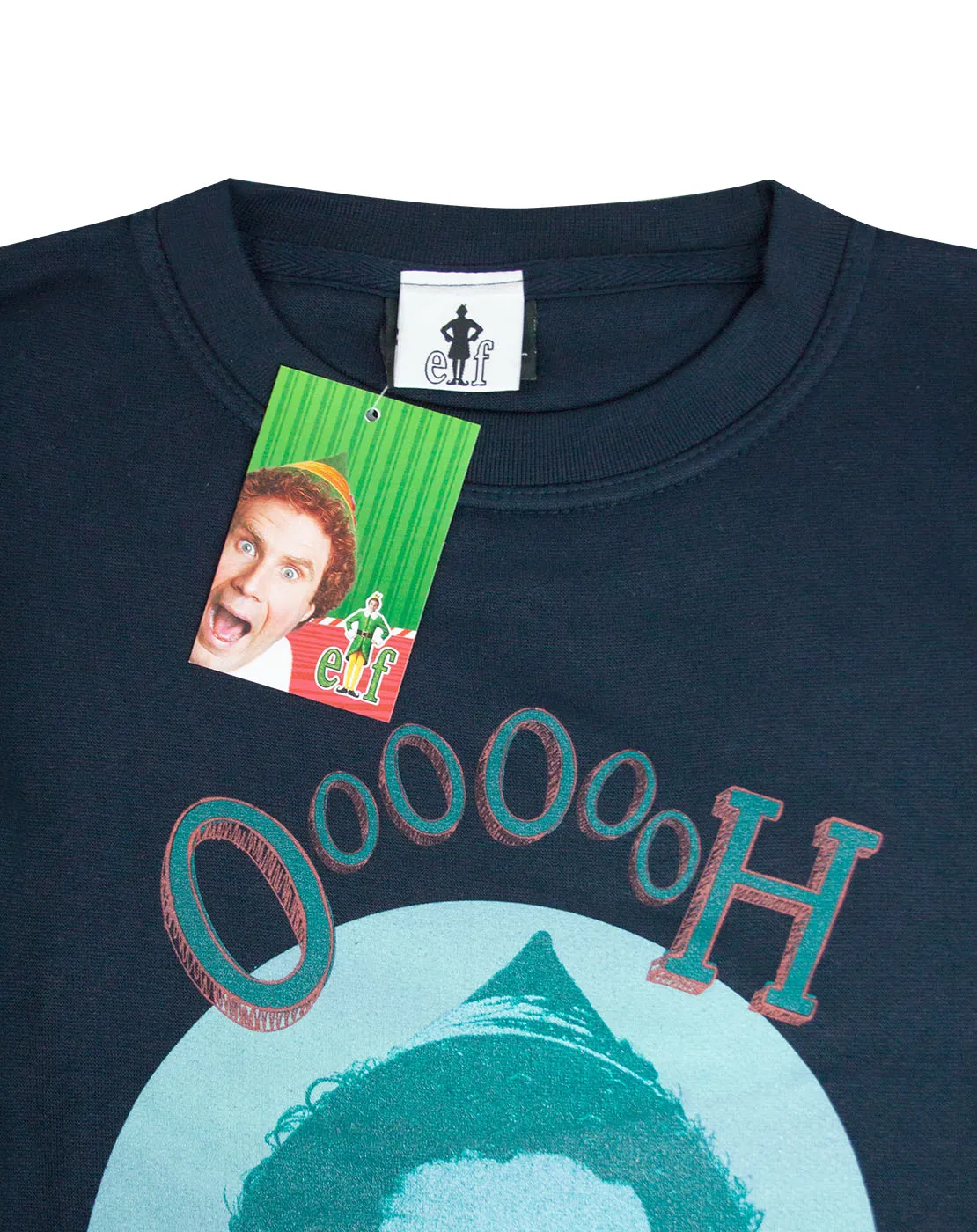 Elf Movie Buddy Oh He's Angry Men's Navy Christmas Sweatshirt