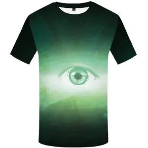 Eye T-shirt Men Psychedelic T-shirts 3d Fantasy Shirt Print Harajuku Tshirt Anime Space Tshirt Printed Short Sleeve Fashion Men