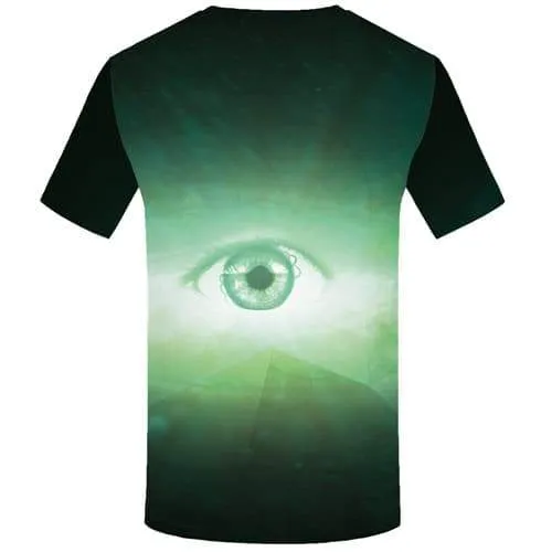 Eye T-shirt Men Psychedelic T-shirts 3d Fantasy Shirt Print Harajuku Tshirt Anime Space Tshirt Printed Short Sleeve Fashion Men