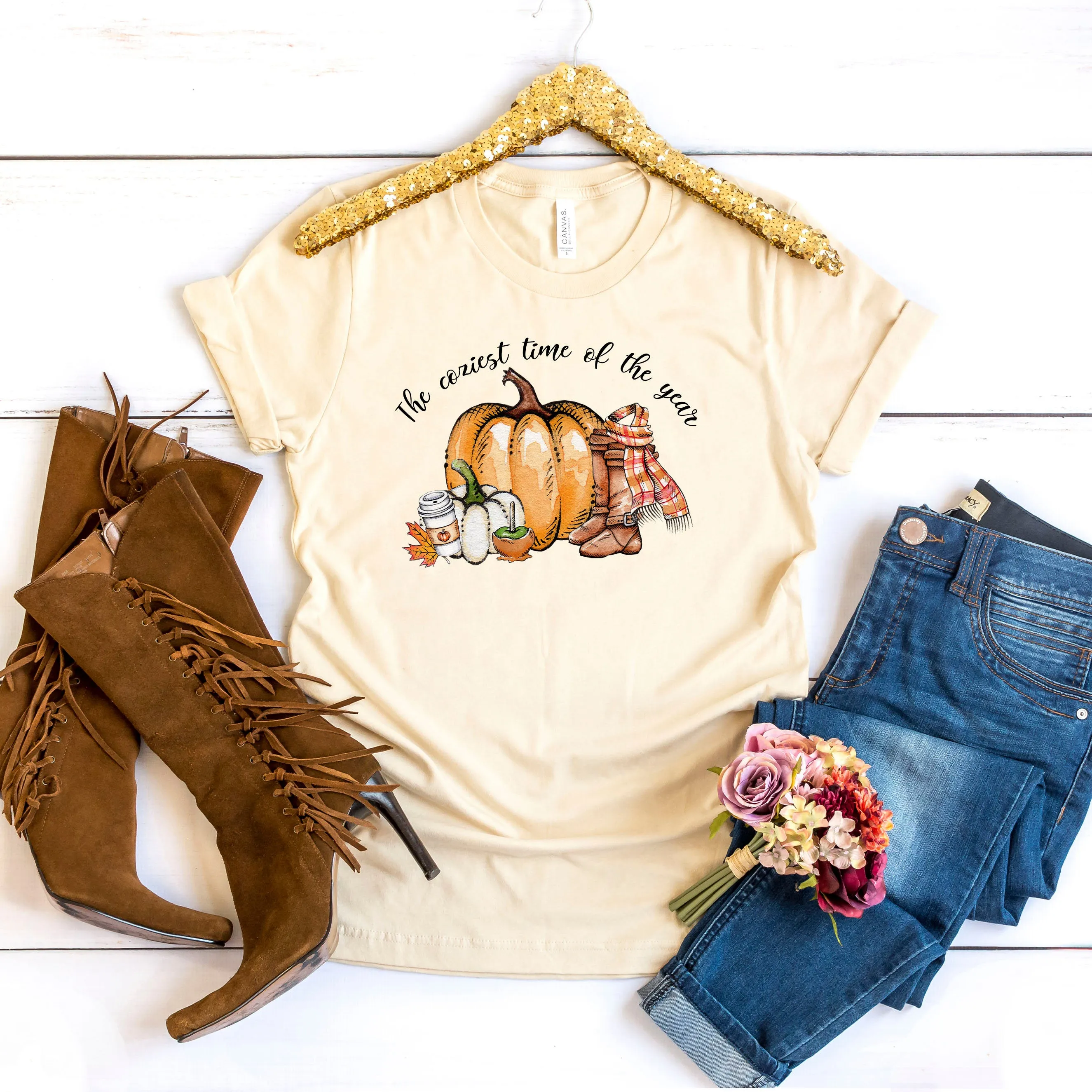 Fall Tshirts for Women, Fall Shirt Women, Graphic Pumpkin Tee, Thanksgiving Shirt for Her