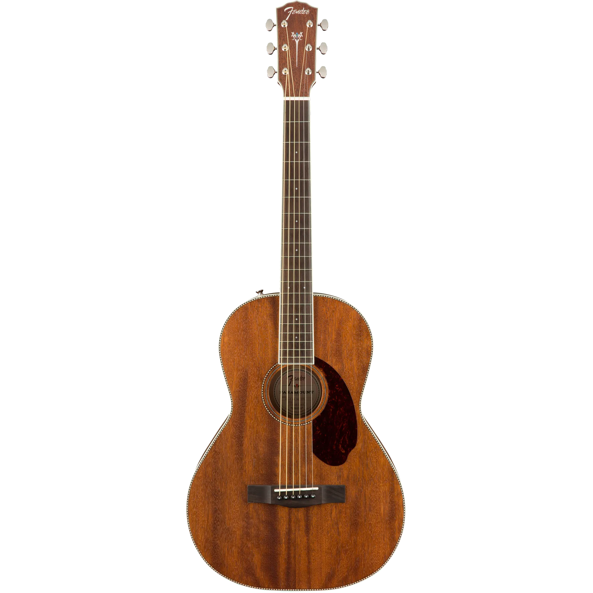 Fender PM-2 Parlor, Ovangkol Fingerboard, All-Mahogany With Case