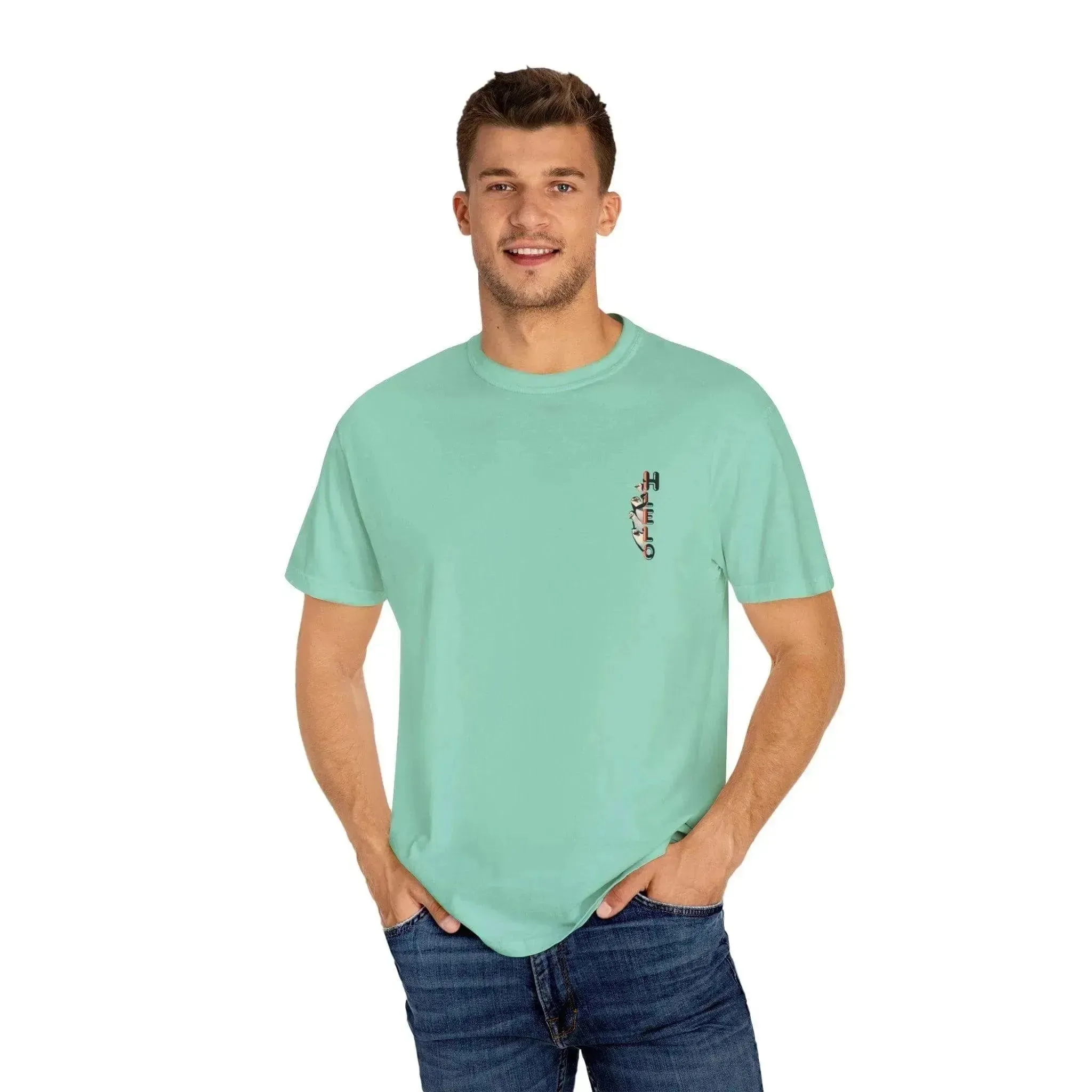 Funny Alaska Penguin Unisex Garment-Dyed T-shirt