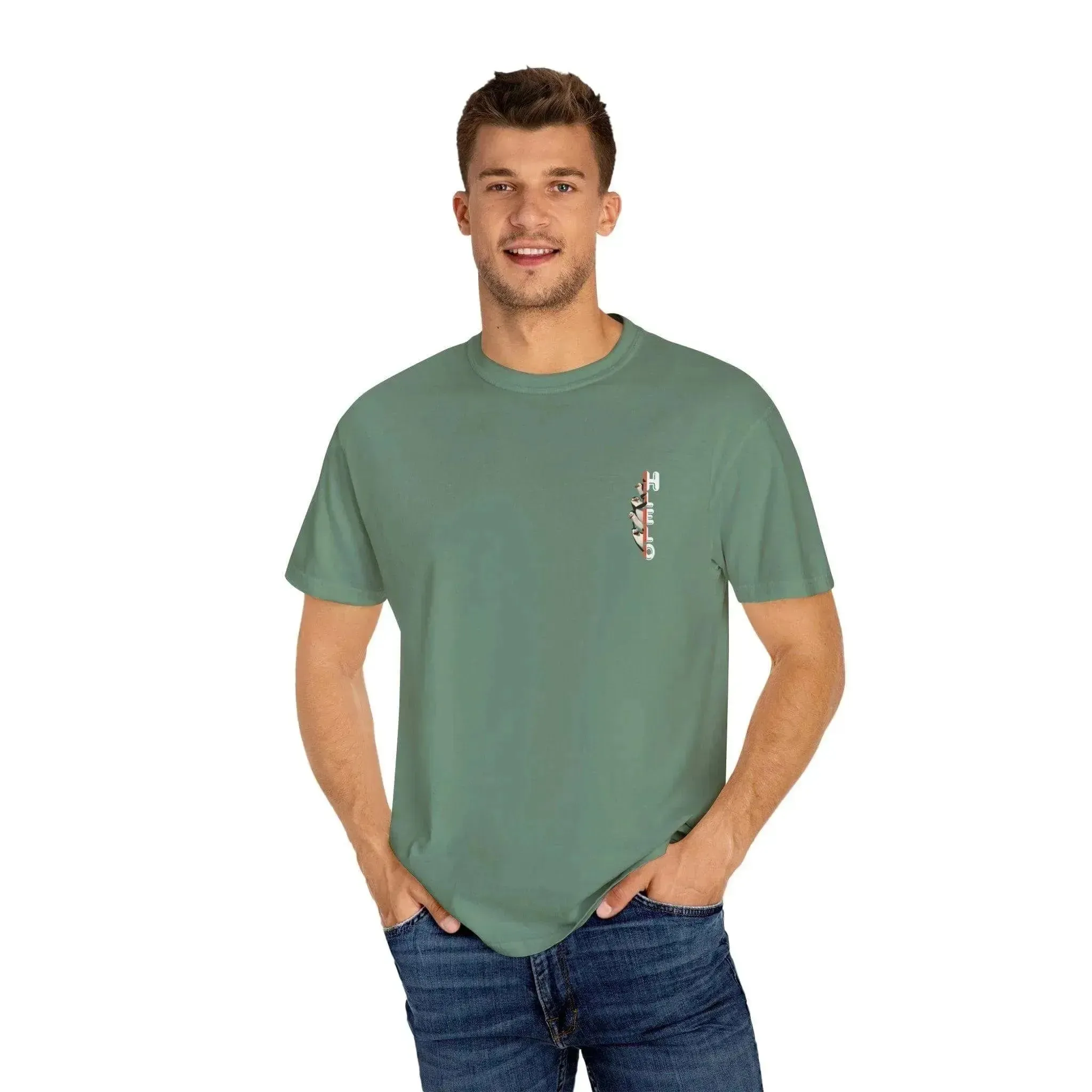 Funny Alaska Penguin Unisex Garment-Dyed T-shirt