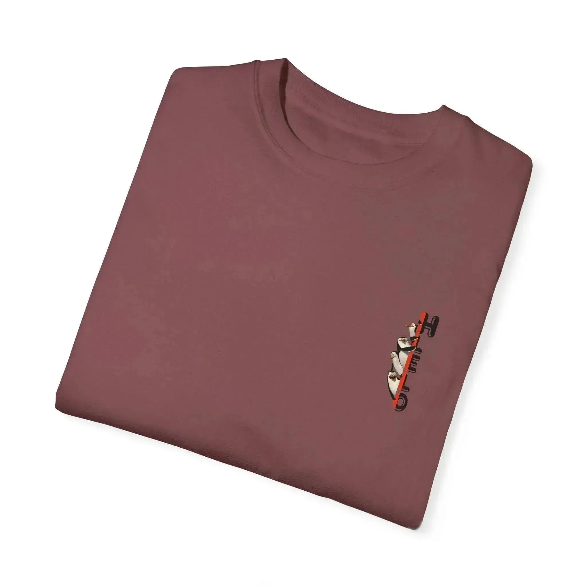 Funny Alaska Penguin Unisex Garment-Dyed T-shirt