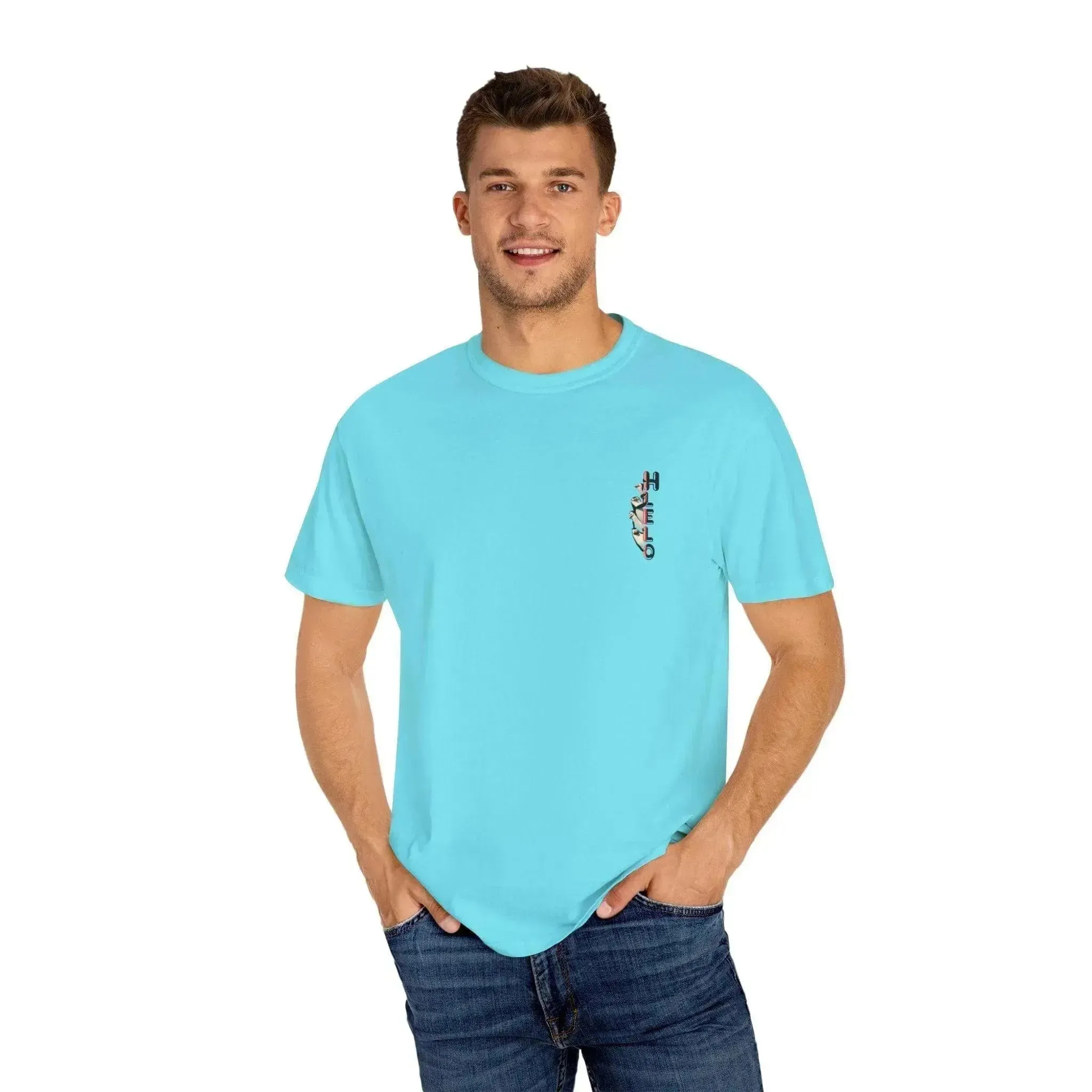 Funny Alaska Penguin Unisex Garment-Dyed T-shirt