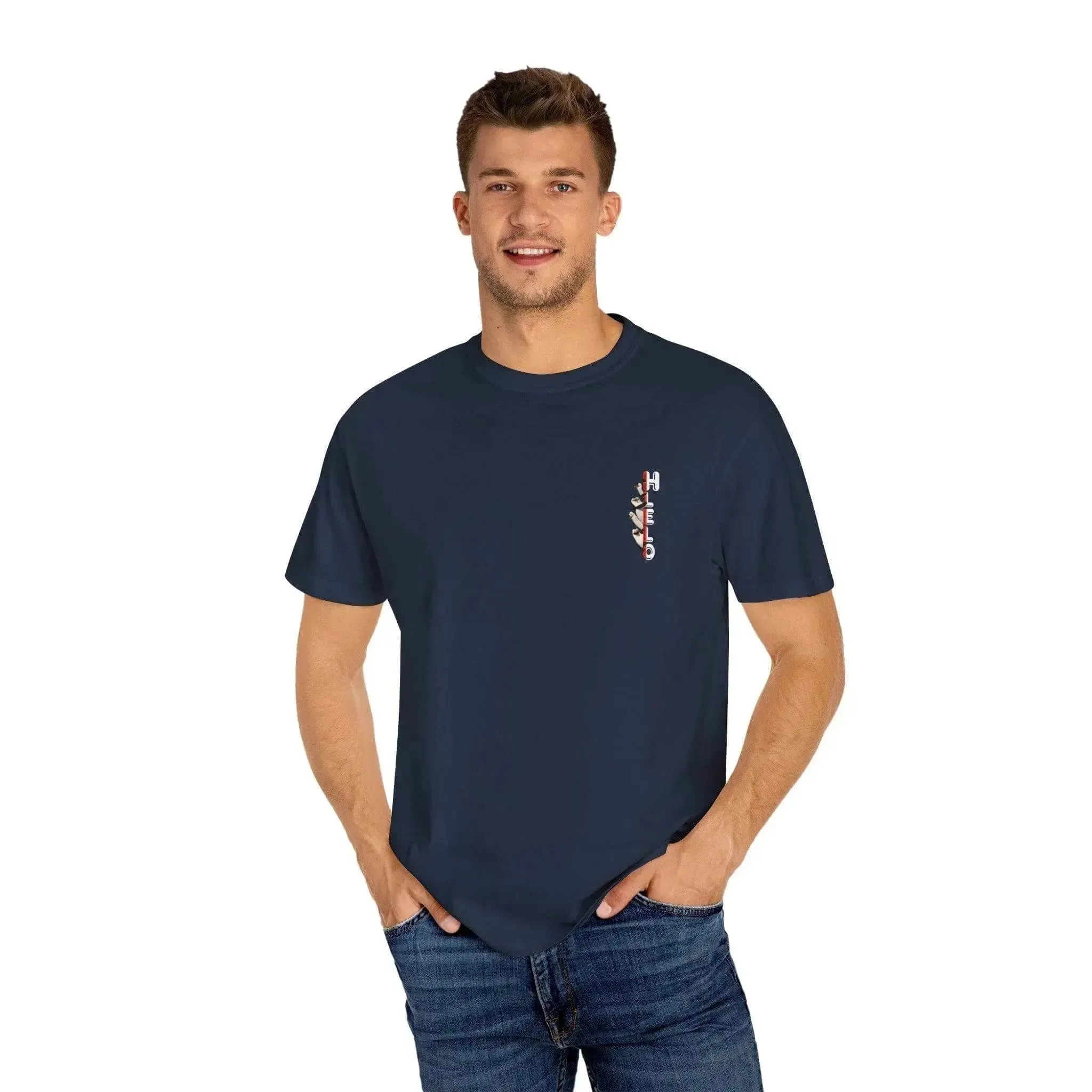 Funny Alaska Penguin Unisex Garment-Dyed T-shirt