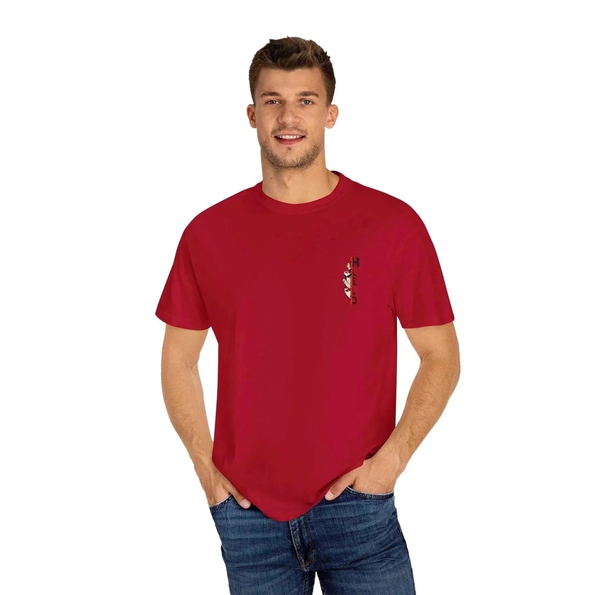 Funny Alaska Penguin Unisex Garment-Dyed T-shirt