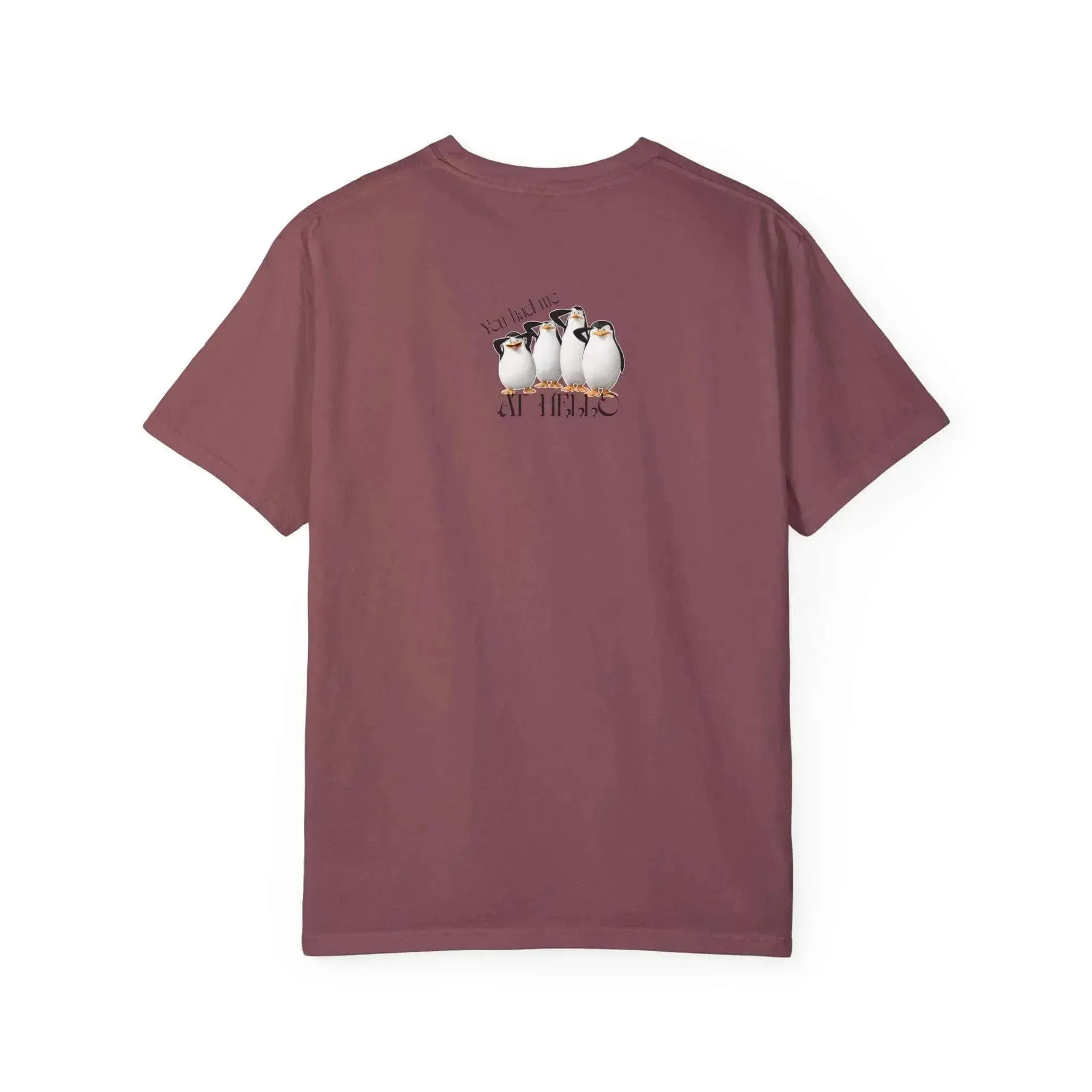 Funny Alaska Penguin Unisex Garment-Dyed T-shirt