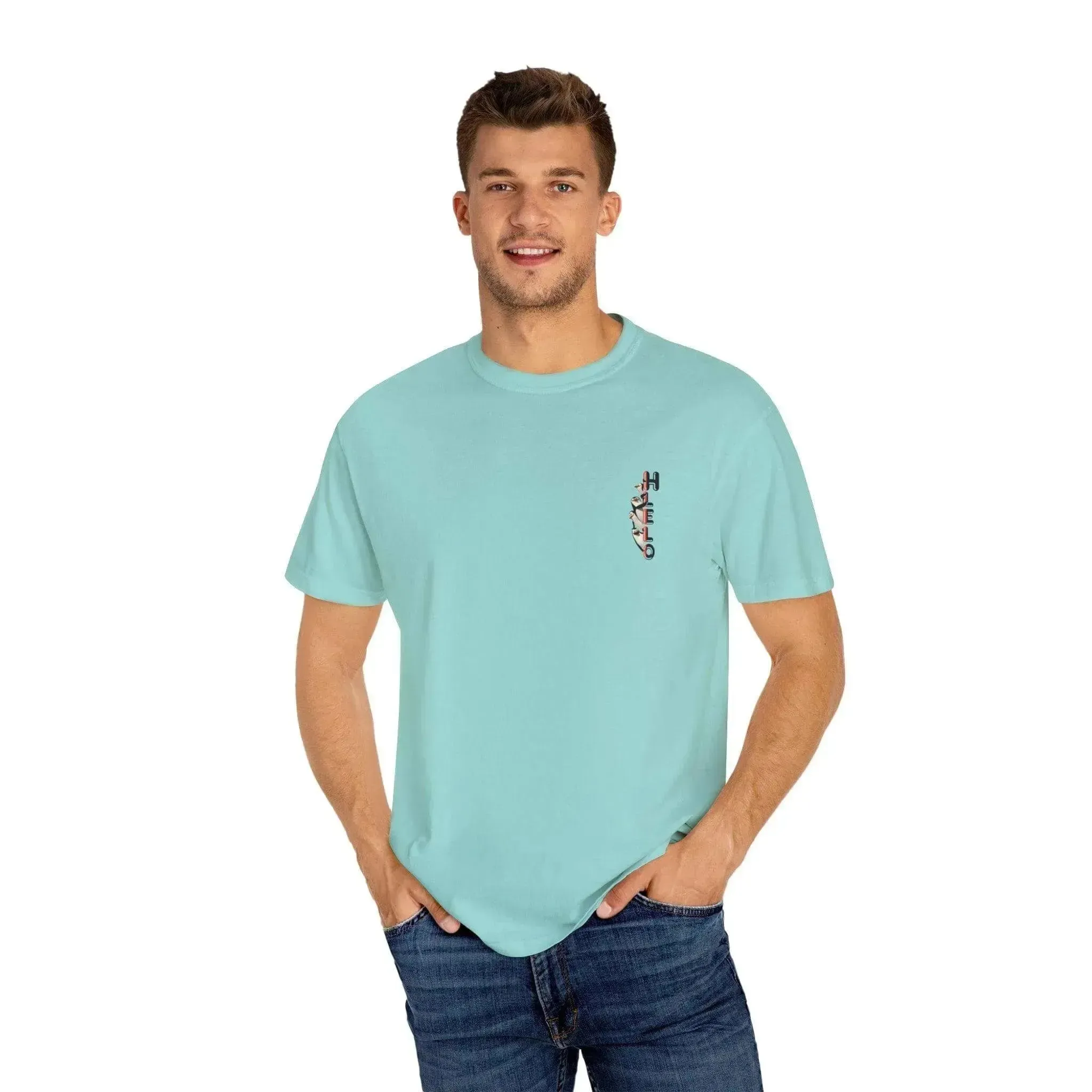 Funny Alaska Penguin Unisex Garment-Dyed T-shirt