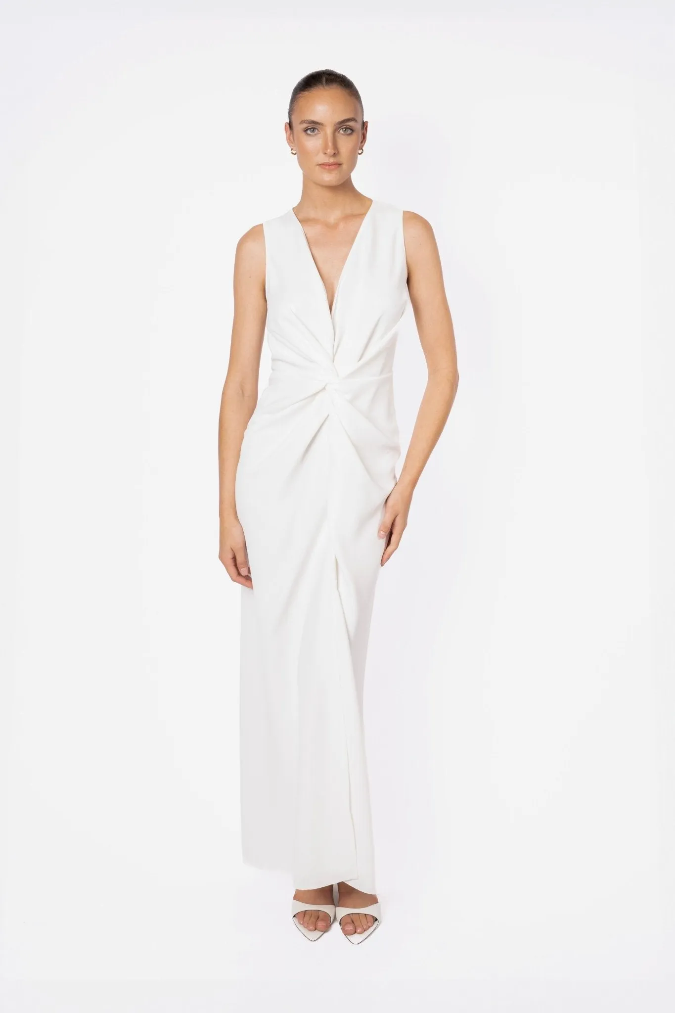 GAIA MAXI - IVORY CREPE