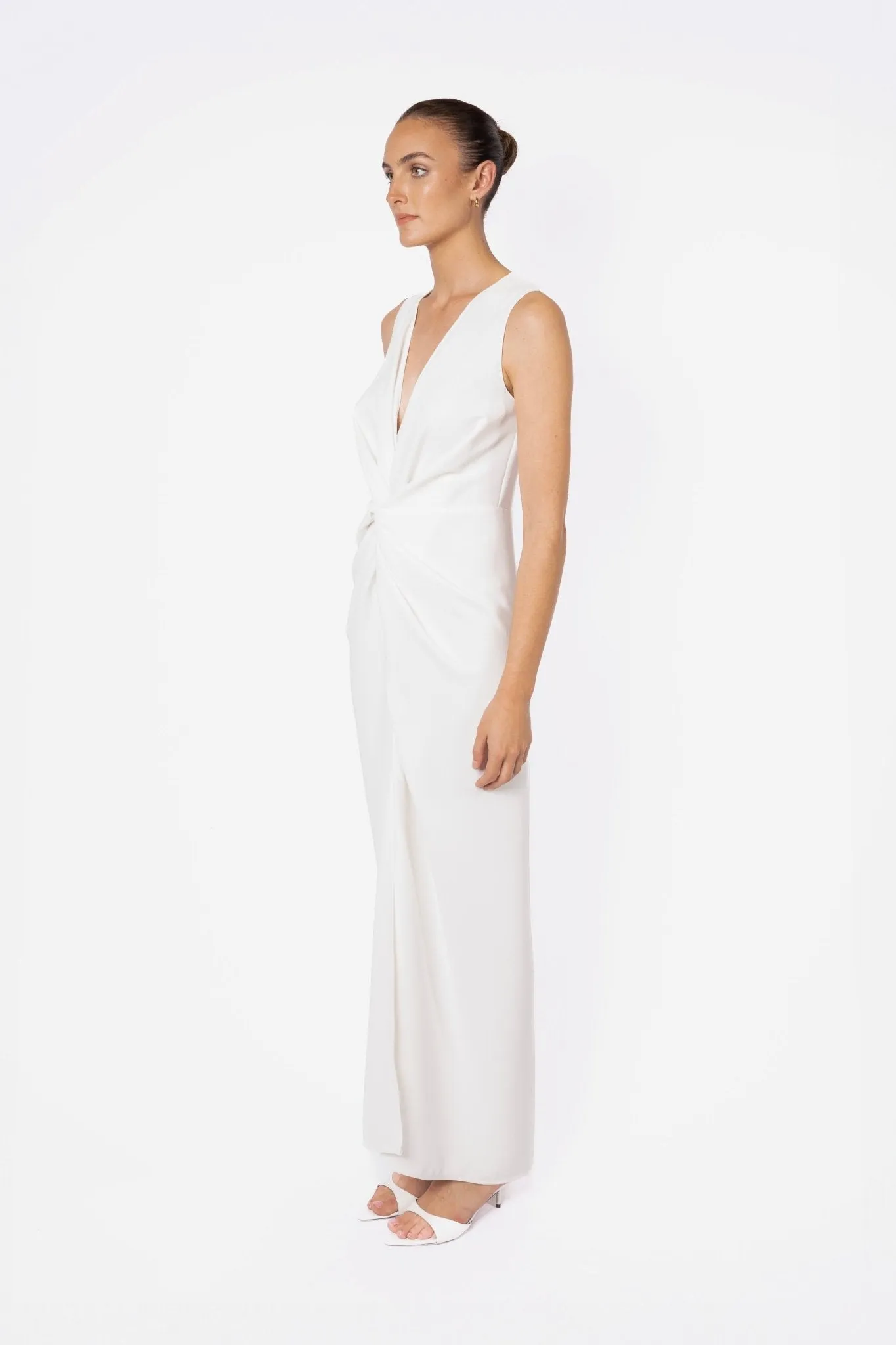 GAIA MAXI - IVORY CREPE