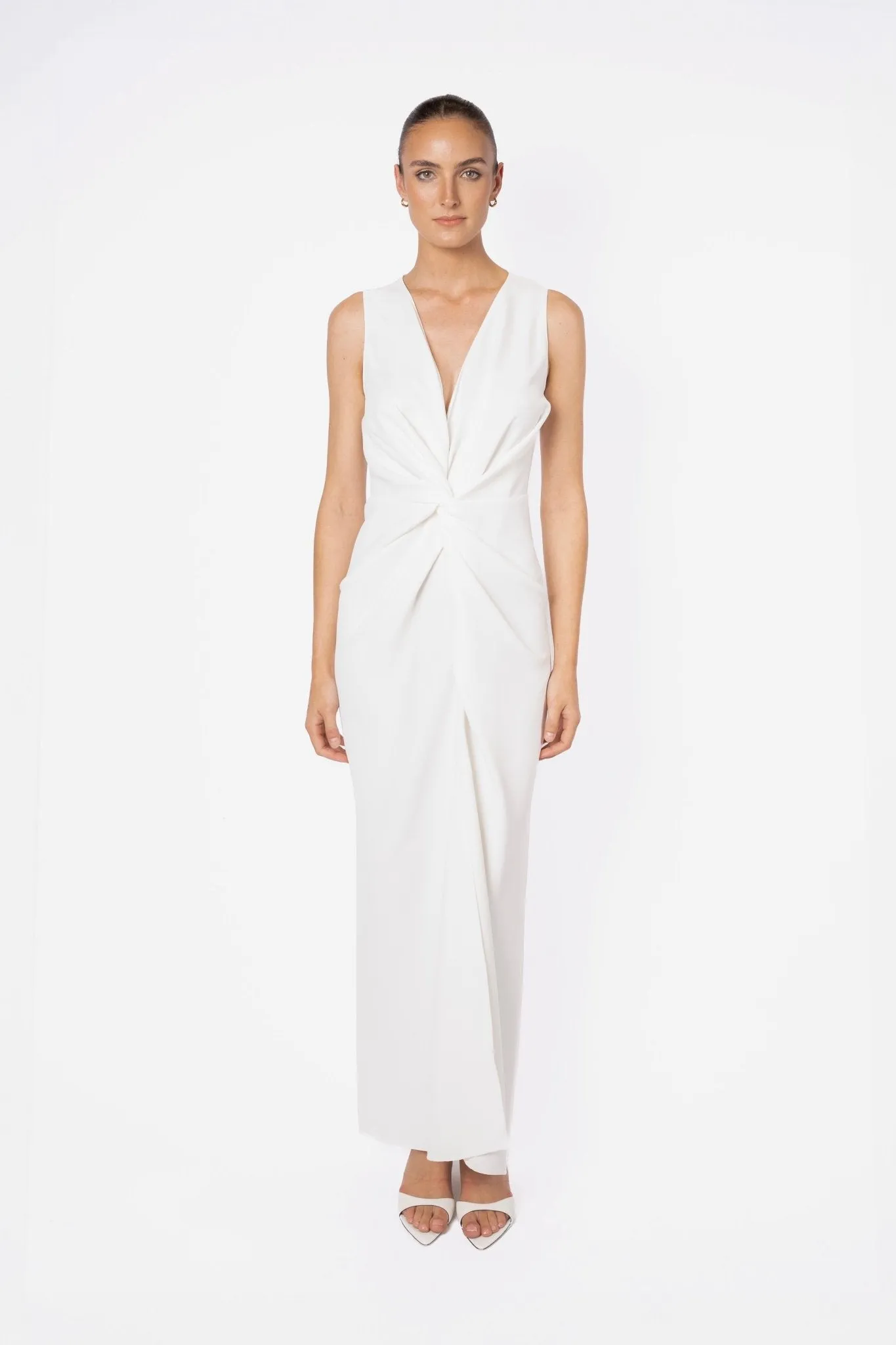 GAIA MAXI - IVORY CREPE
