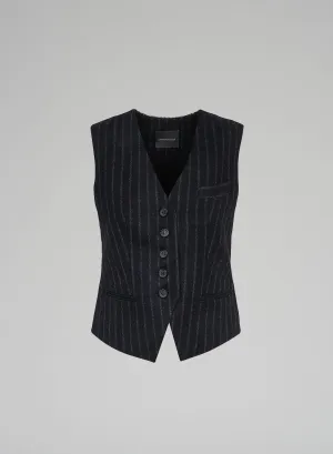 GILET IN ALPACA E LANA