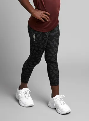 Girl's High Waist Tights Side Ball Pocket