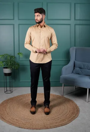 Gold Cotton Shirt