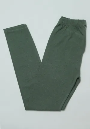 Green Plain Tights
