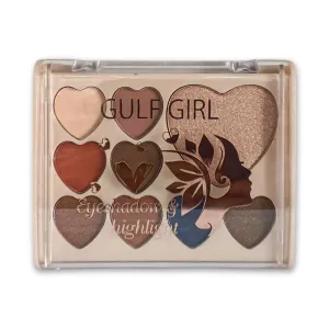 Gulf Girl Eyeshadow & Highlight Palette 12g