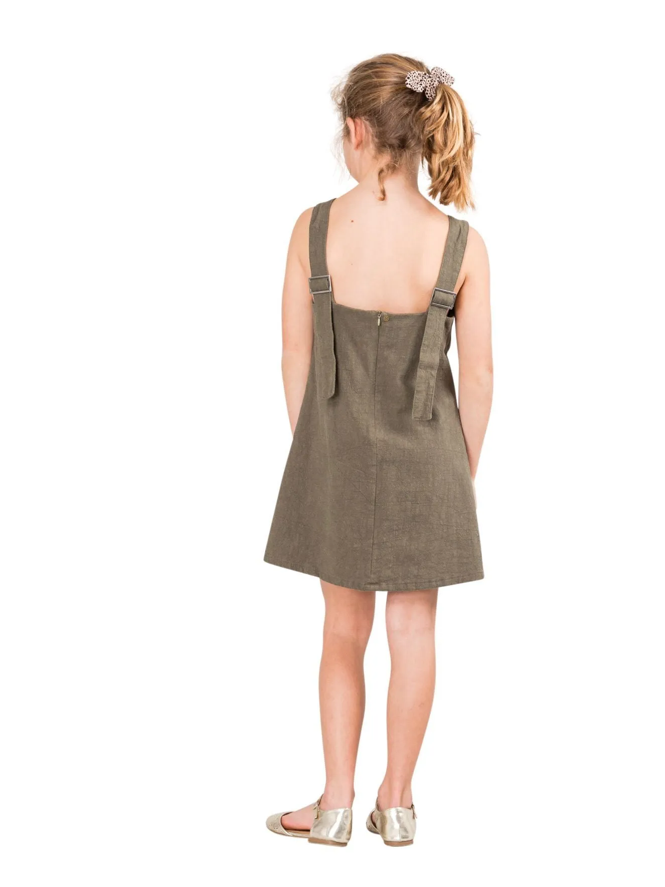 Heartbreaker Strap Dress Girls - Dark Army