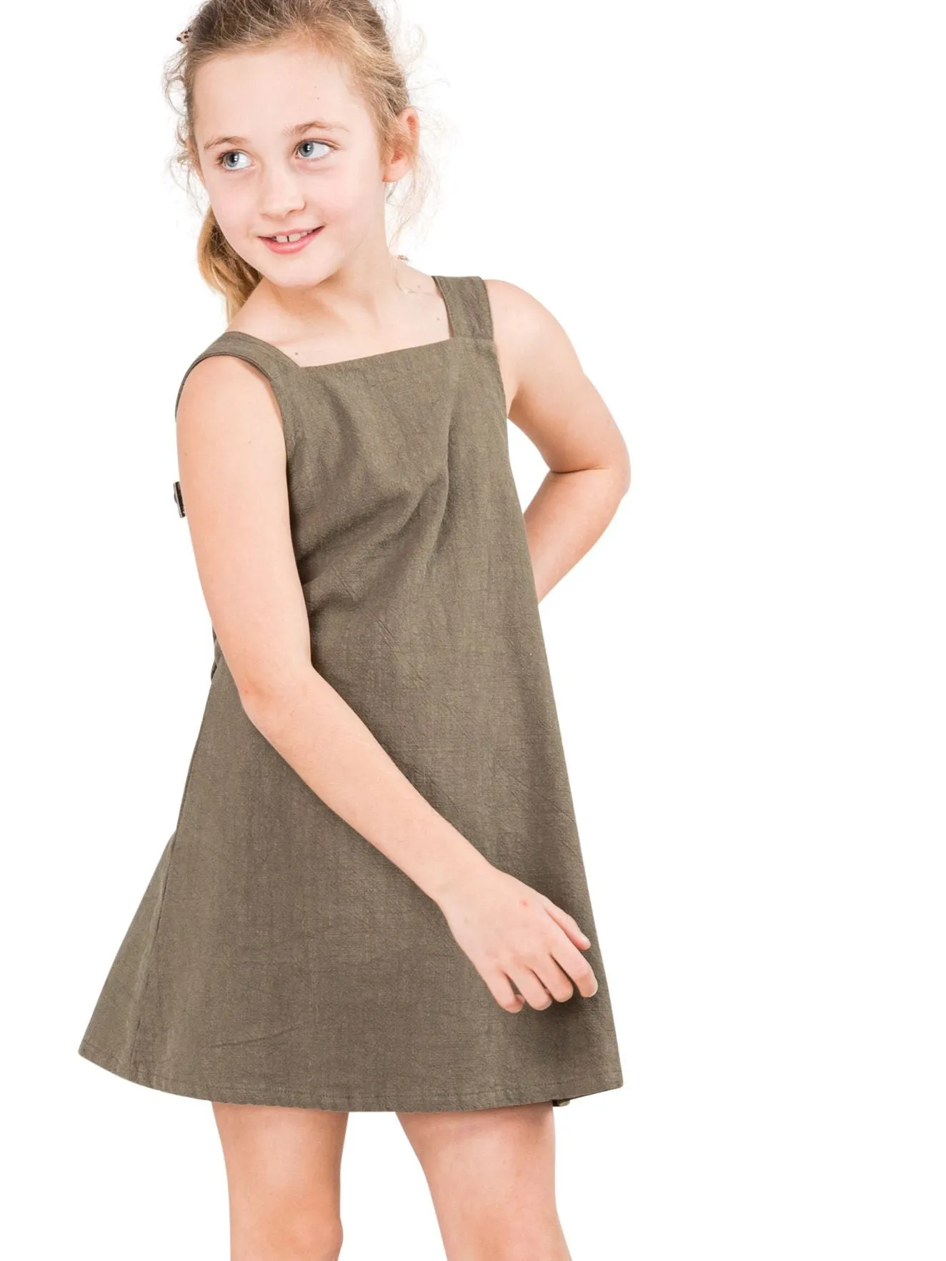 Heartbreaker Strap Dress Girls - Dark Army