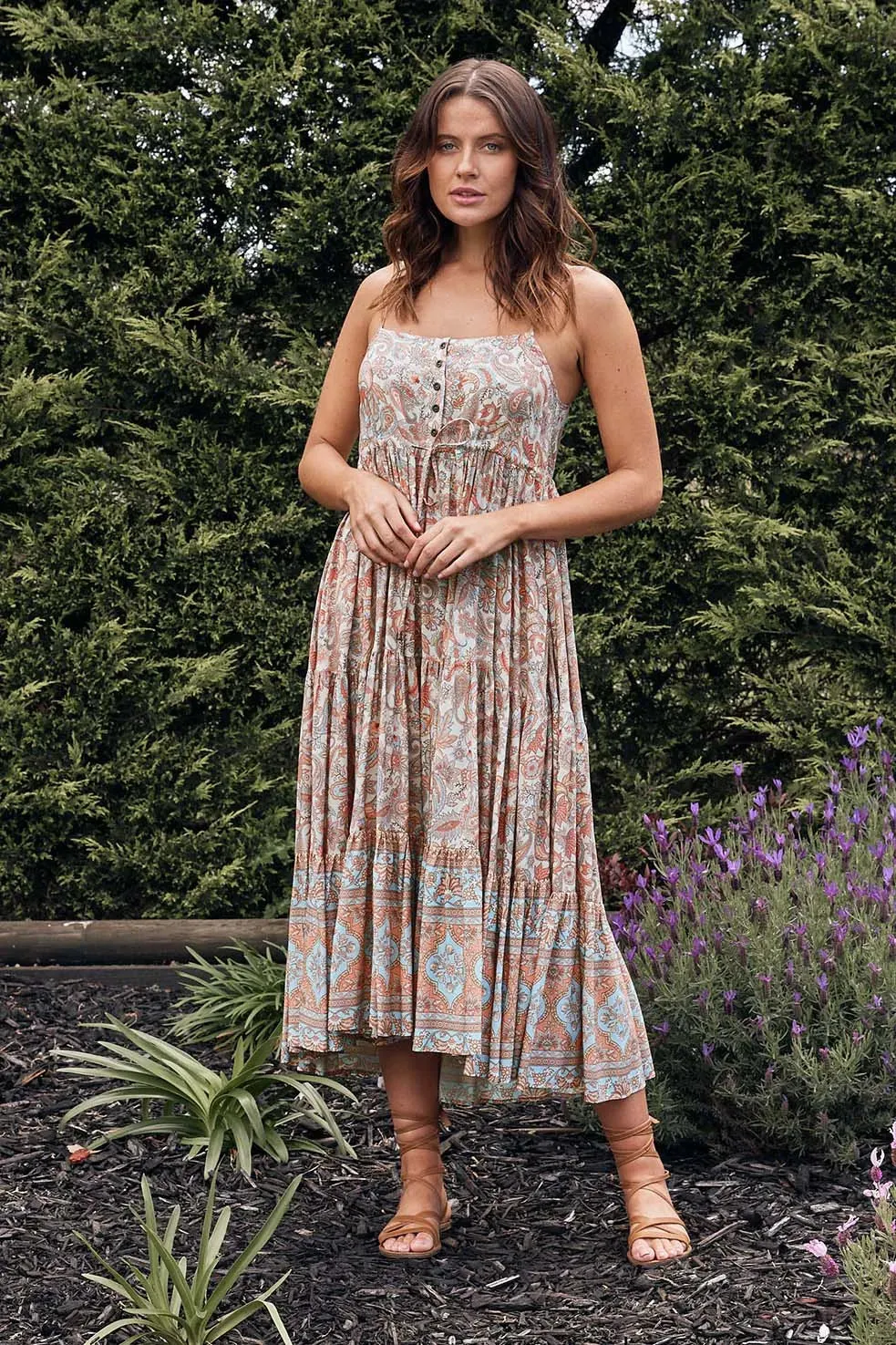Heer Midi Dress with Pockets