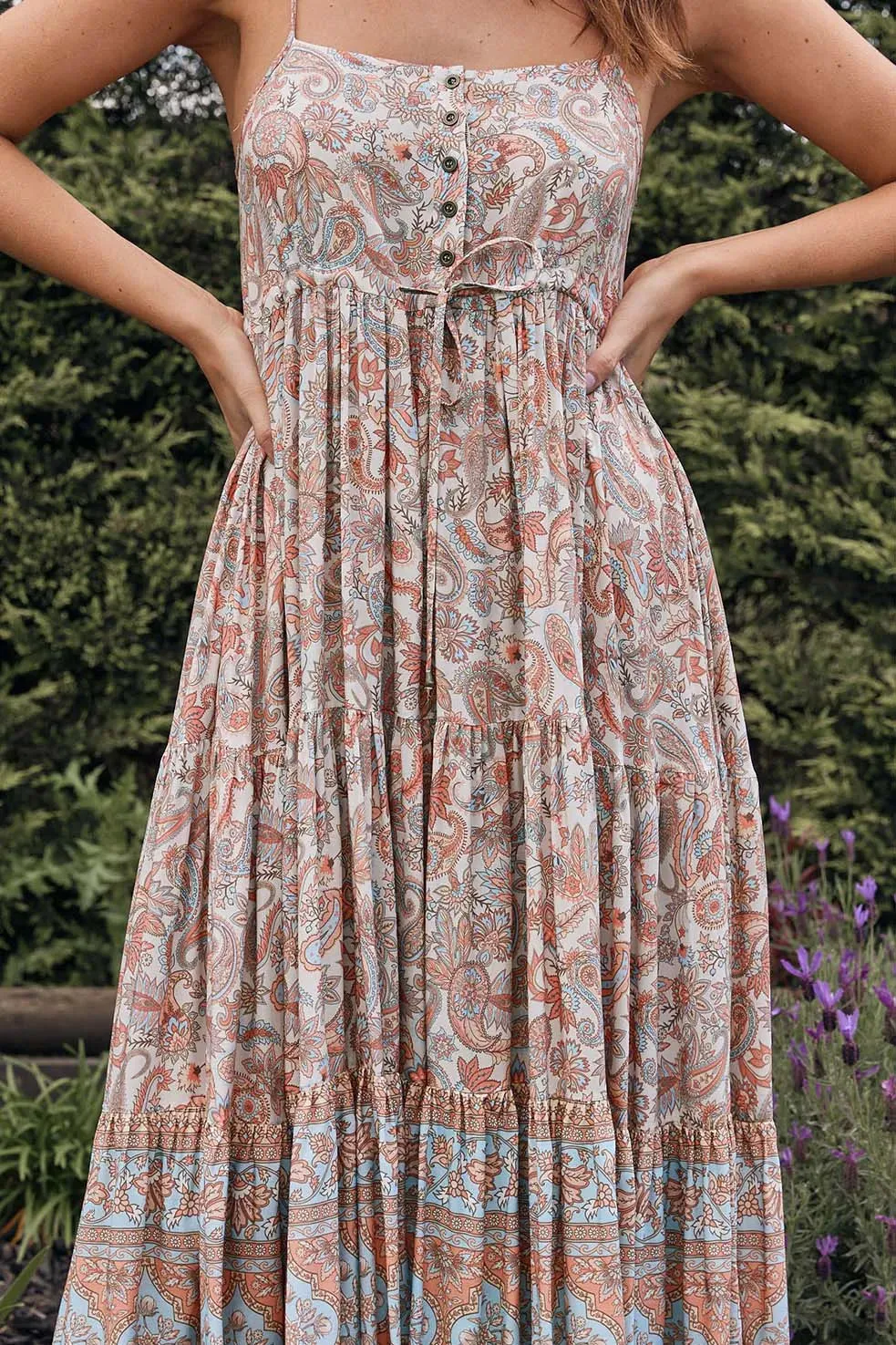 Heer Midi Dress with Pockets